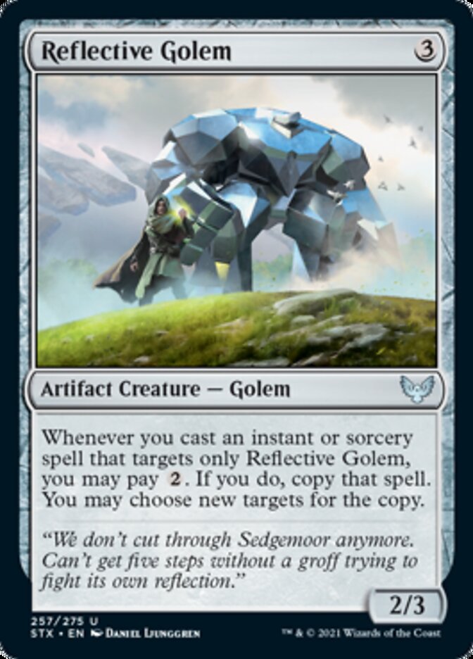 Reflective Golem [Strixhaven: School of Mages] | Good Games Morley