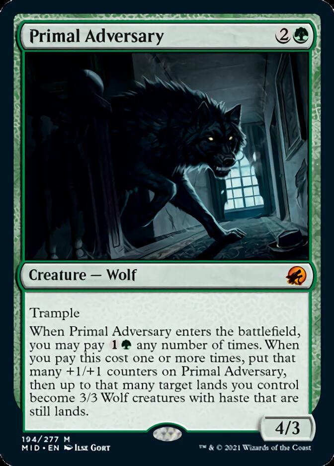 Primal Adversary [Innistrad: Midnight Hunt] | Good Games Morley