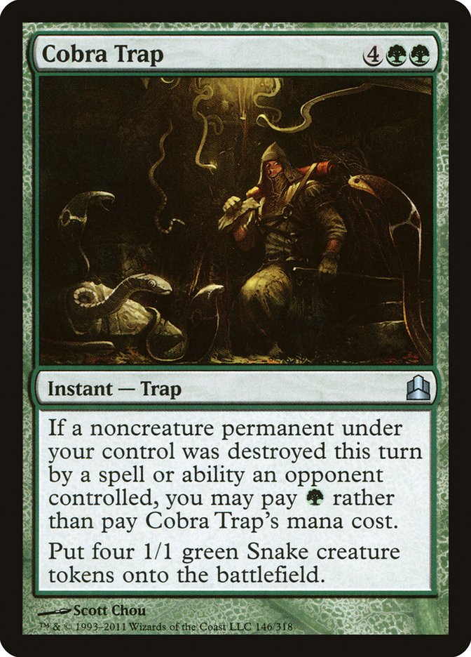 Cobra Trap [Commander 2011] | Good Games Morley