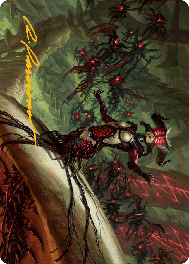 Sheoldred Art Card (Gold-Stamped Signature) [March of the Machine Art Series] | Good Games Morley