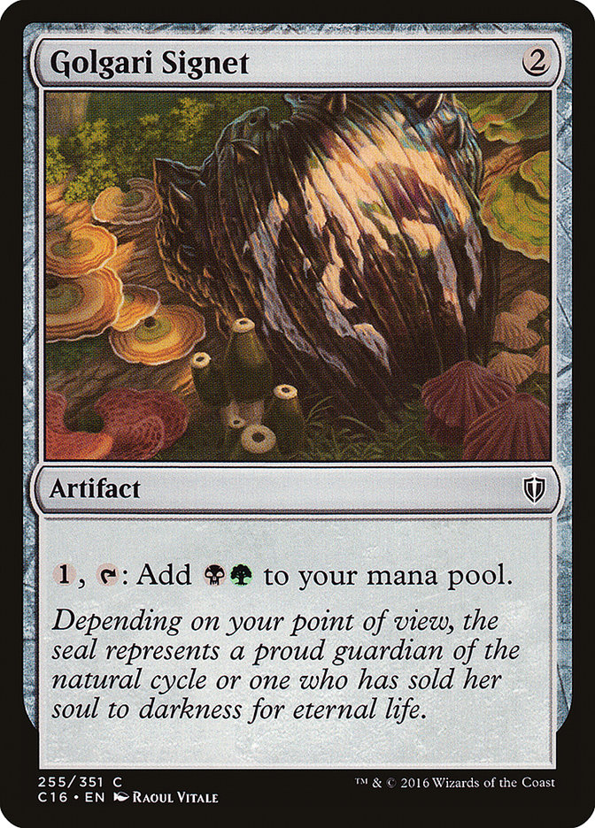 Golgari Signet [Commander 2016] | Good Games Morley