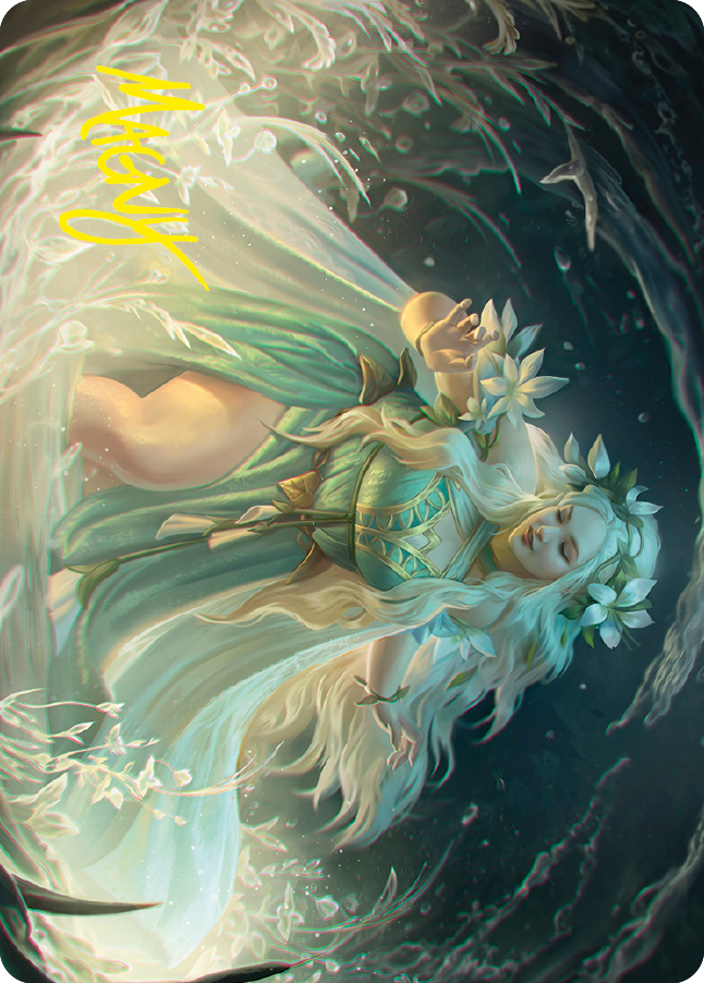 Goldberry, River-Daughter Art Card (Gold-Stamped Signature) [The Lord of the Rings: Tales of Middle-earth Art Series] | Good Games Morley