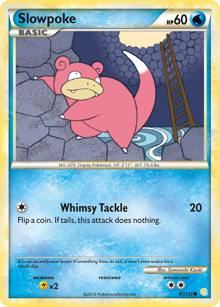 Slowpoke (81/123) [HeartGold & SoulSilver: Base Set] | Good Games Morley