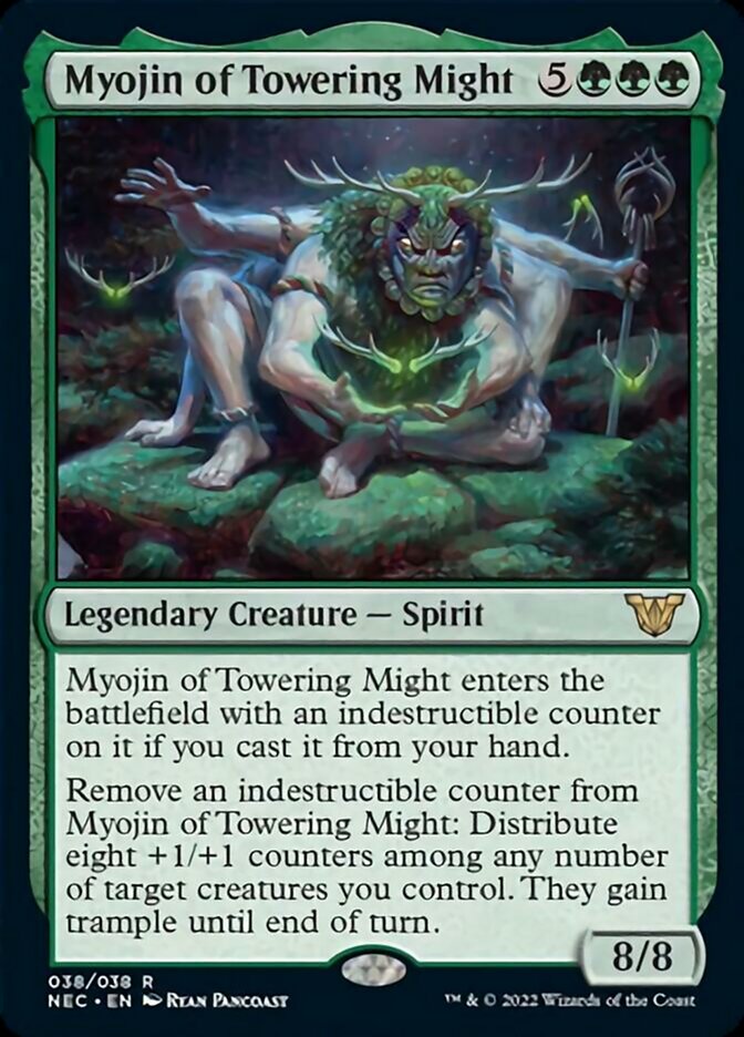Myojin of Towering Might [Kamigawa: Neon Dynasty Commander] | Good Games Morley