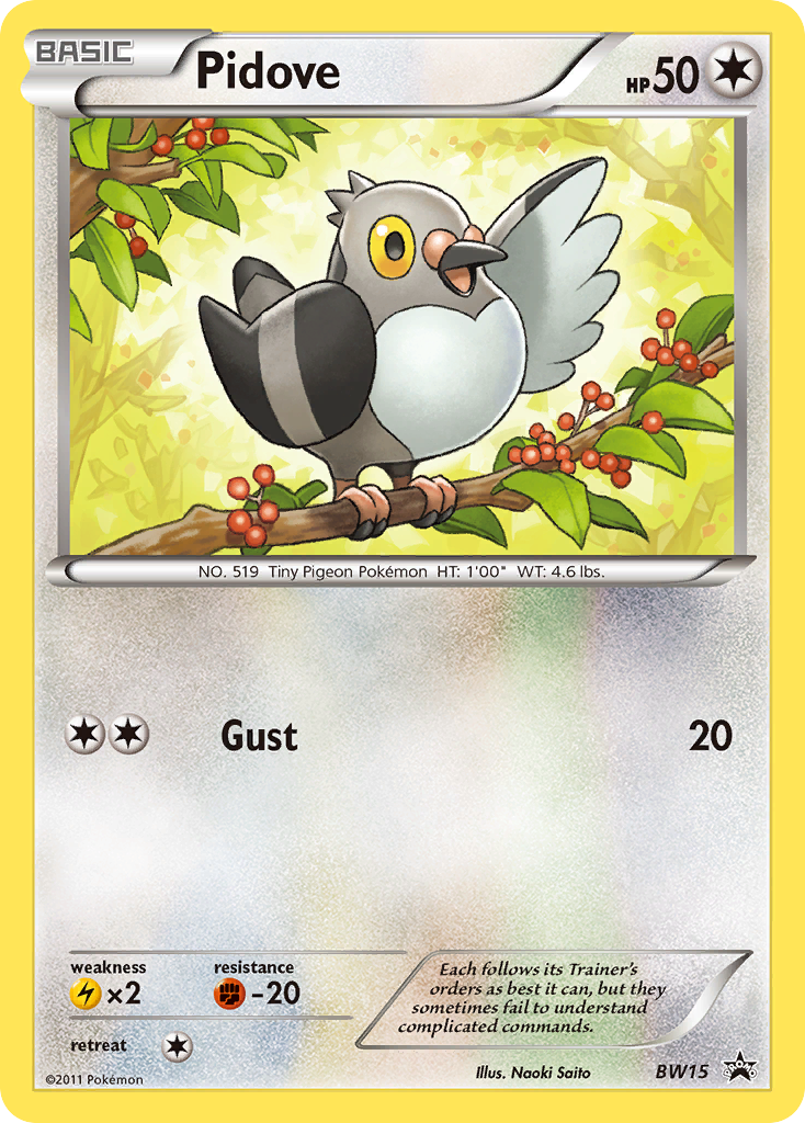 Pidove (BW15) [Black & White: Black Star Promos] | Good Games Morley