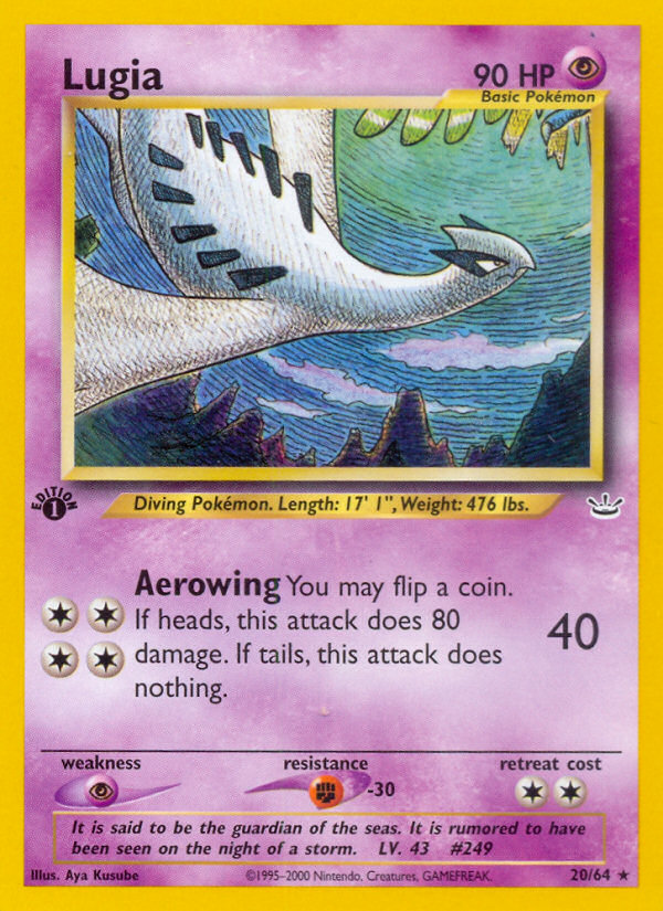 Lugia (20/64) [Neo Revelation 1st Edition] | Good Games Morley