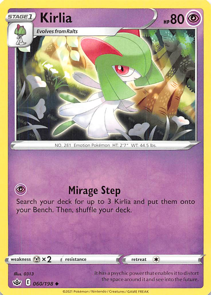 Kirlia (060/198) [Sword & Shield: Chilling Reign] | Good Games Morley