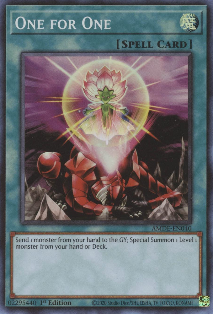 One for One [AMDE-EN040] Super Rare | Good Games Morley