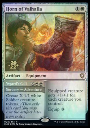 Horn of Valhalla // Ysgard's Call [Commander Legends: Battle for Baldur's Gate Prerelease Promos] | Good Games Morley