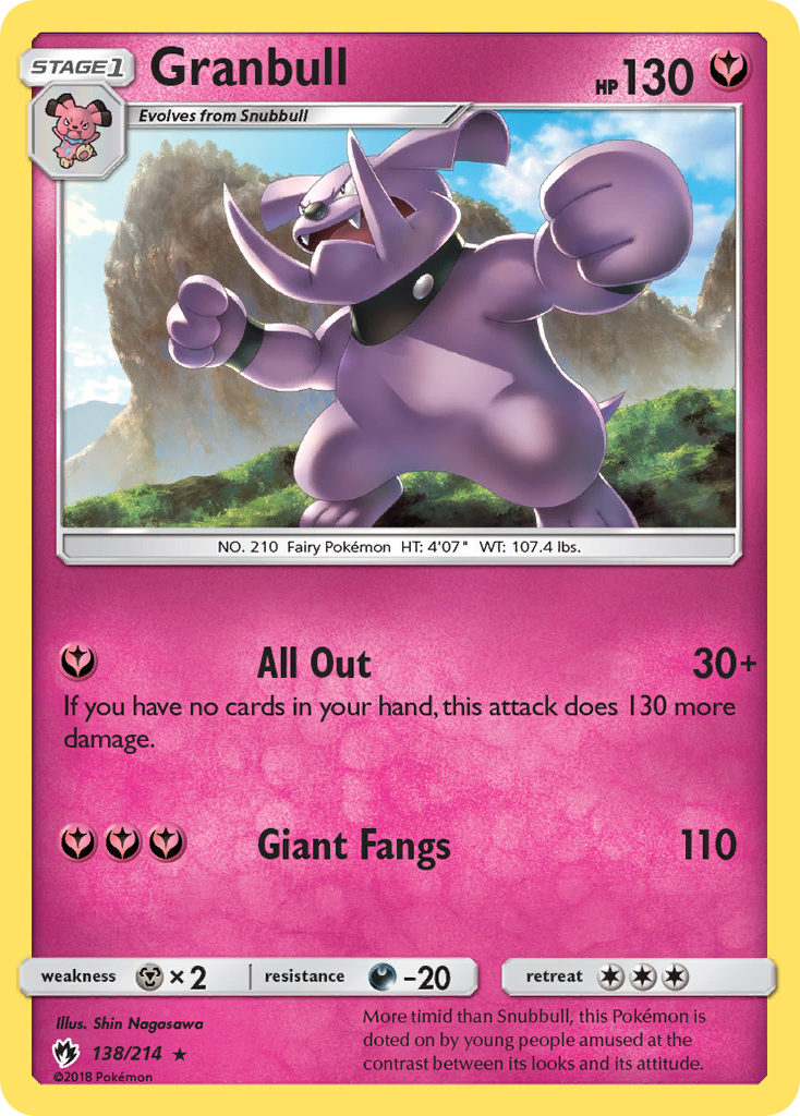 Granbull (138/214) [Sun & Moon: Lost Thunder] | Good Games Morley