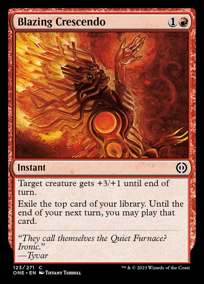 Blazing Crescendo [Phyrexia: All Will Be One] | Good Games Morley
