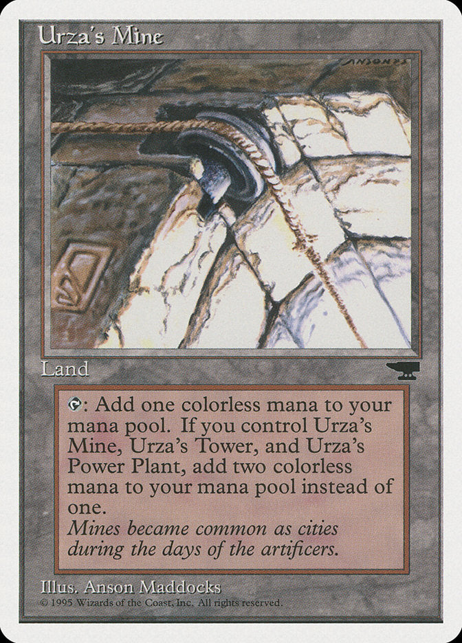 Urza's Mine (Pulley Embedded in Stone) [Chronicles] | Good Games Morley