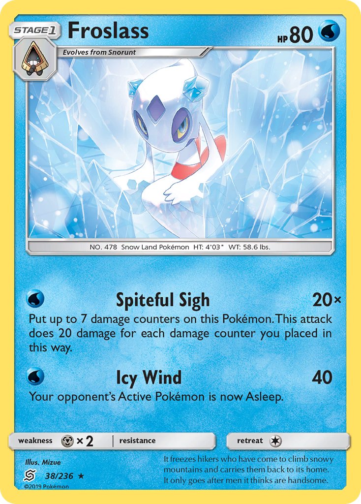 Froslass (38/236) (Theme Deck Exclusive) [Sun & Moon: Unified Minds] | Good Games Morley