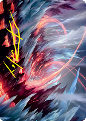 Frostboil Snarl Art Card (Gold-Stamped Signature) [Strixhaven: School of Mages Art Series] | Good Games Morley