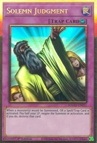 Solemn Judgment [MAGO-EN051] Gold Rare | Good Games Morley