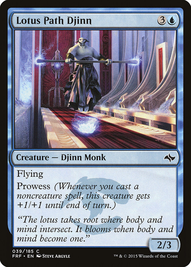 Lotus Path Djinn [Fate Reforged] | Good Games Morley