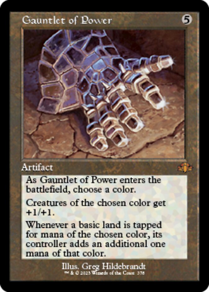 Gauntlet of Power (Retro) [Dominaria Remastered] | Good Games Morley
