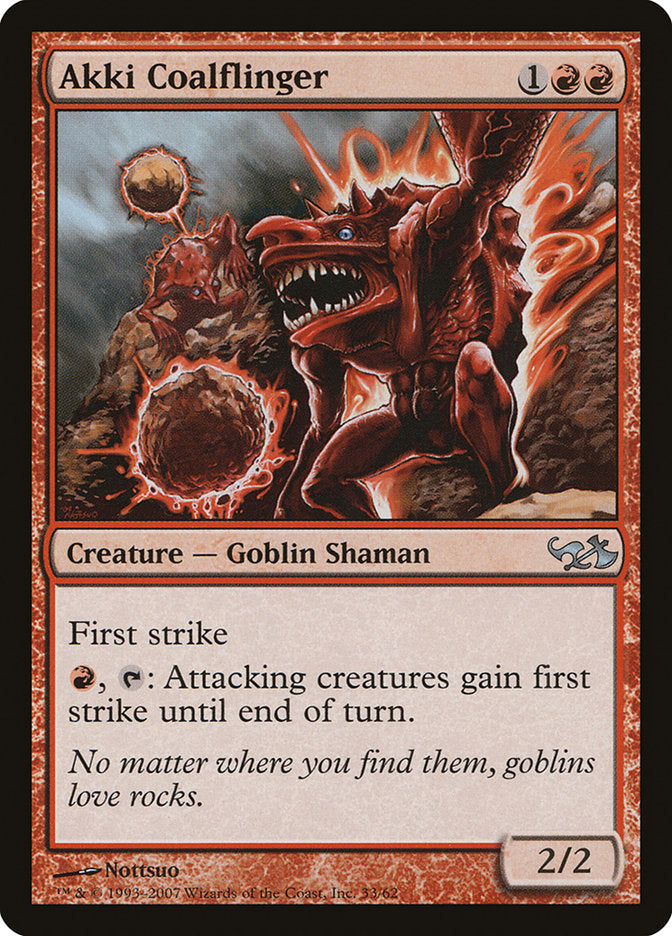 Akki Coalflinger [Duel Decks: Elves vs. Goblins] | Good Games Morley