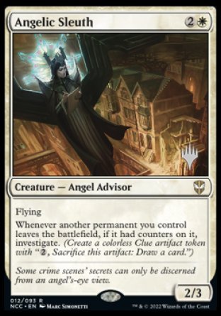 Angelic Sleuth (Promo Pack) [Streets of New Capenna Commander Promos] | Good Games Morley