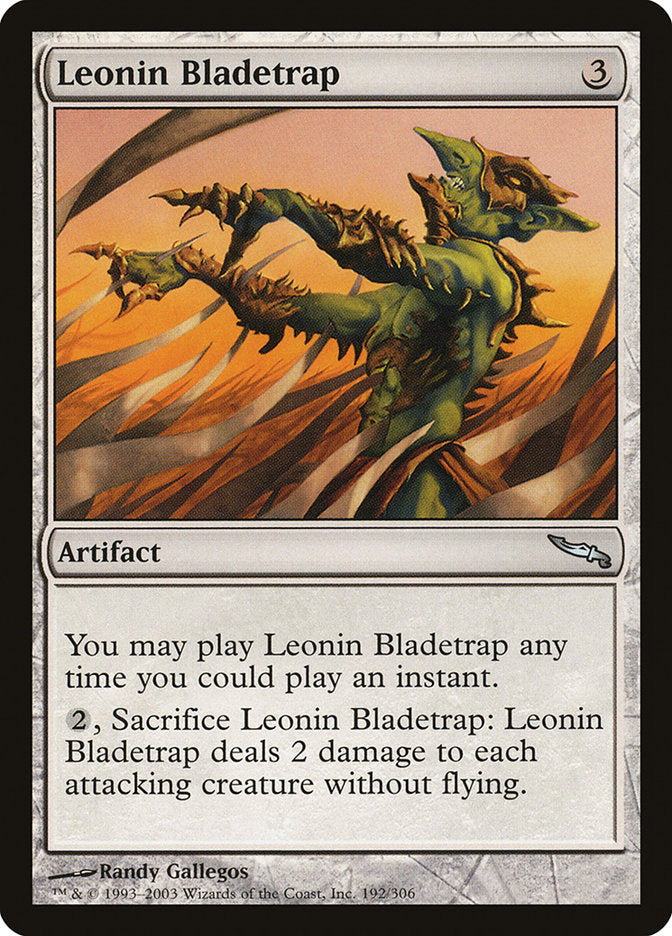 Leonin Bladetrap [Mirrodin] | Good Games Morley