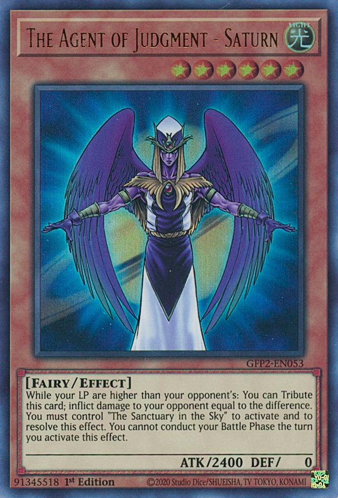 The Agent of Judgment - Saturn [GFP2-EN053] Ultra Rare | Good Games Morley