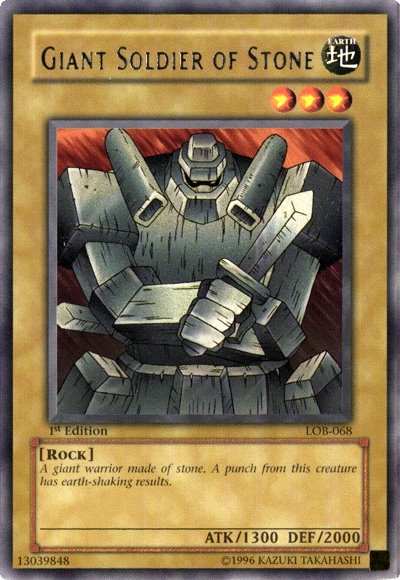 Giant Soldier of Stone [LOB-068] Rare | Good Games Morley