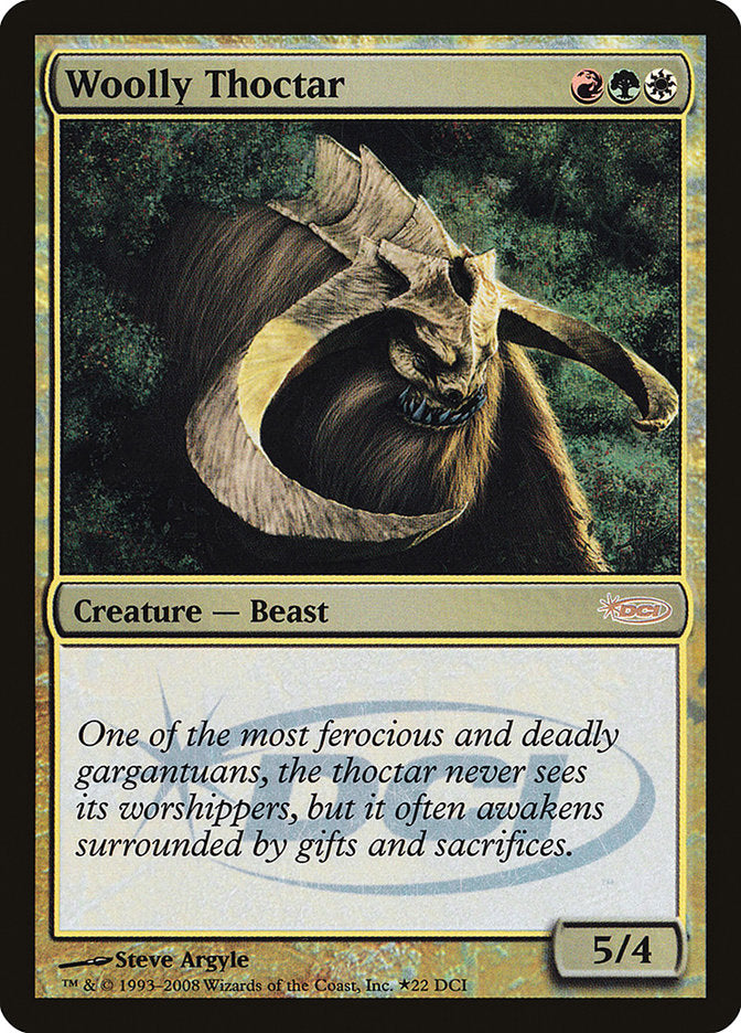 Woolly Thoctar [Wizards Play Network 2008] | Good Games Morley