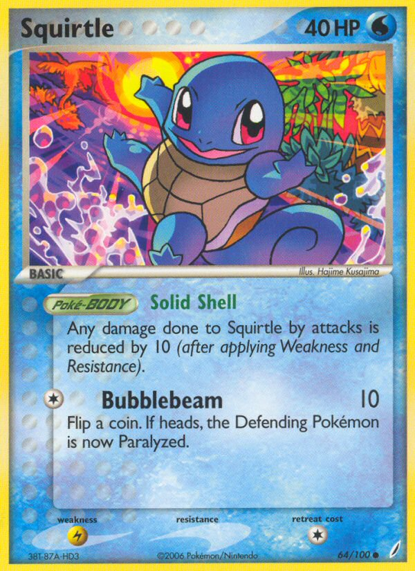 Squirtle (64/100) [EX: Crystal Guardians] | Good Games Morley