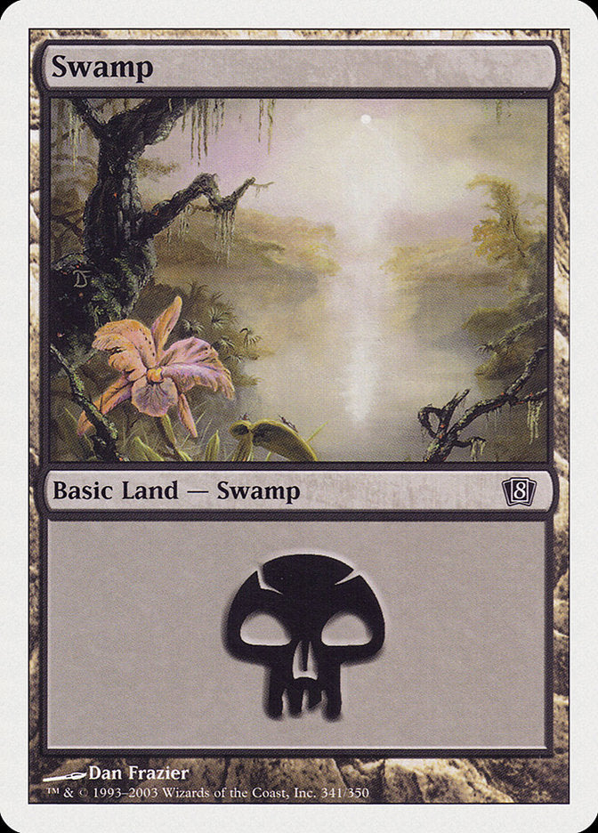 Swamp (341) [Eighth Edition] | Good Games Morley