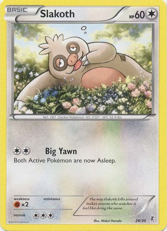 Slakoth (26/30) [XY: Trainer Kit 1 - Bisharp] | Good Games Morley