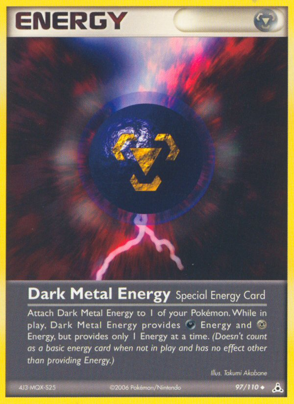 Dark Metal Energy (97/110) [EX: Holon Phantoms] | Good Games Morley