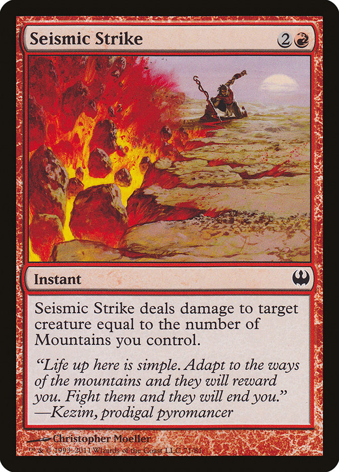 Seismic Strike [Duel Decks: Knights vs. Dragons] | Good Games Morley