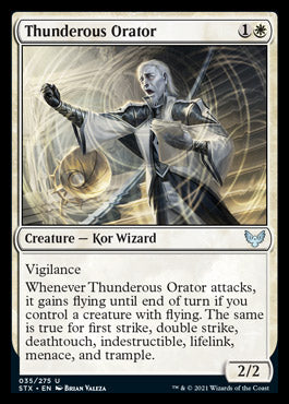 Thunderous Orator [Strixhaven: School of Mages] | Good Games Morley
