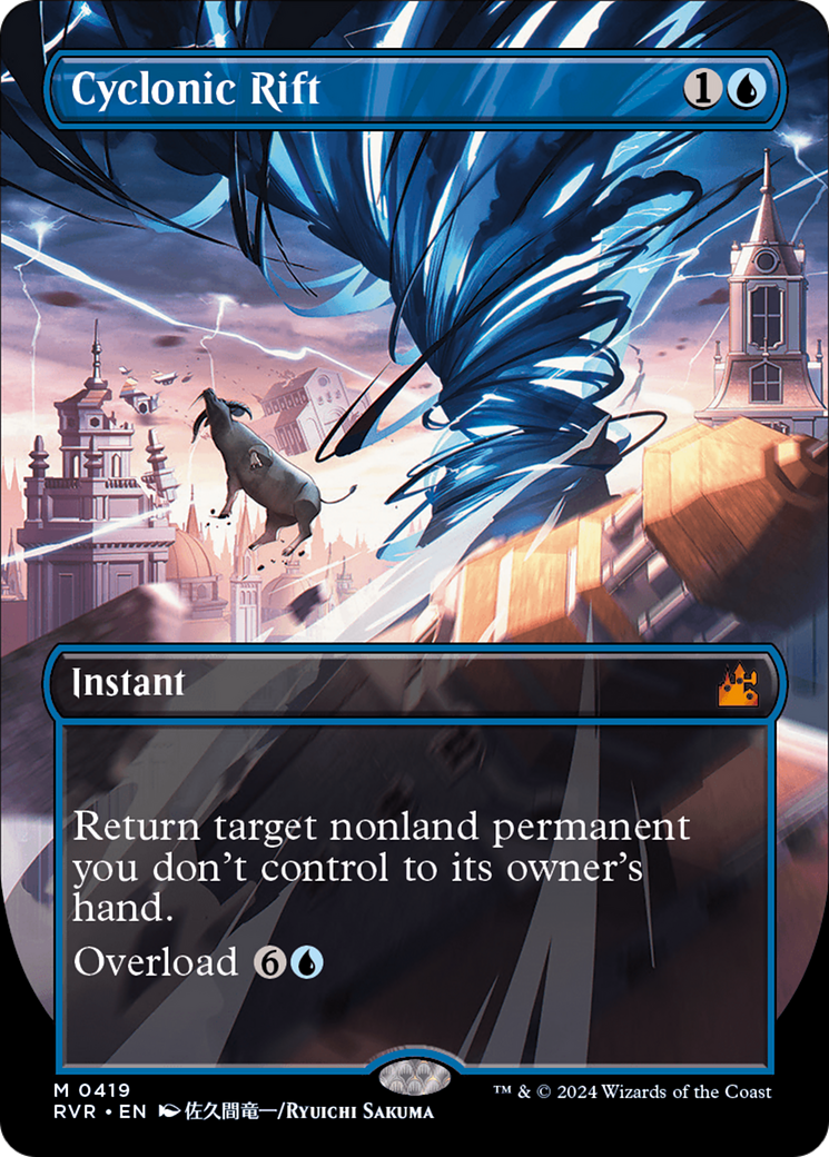 Cyclonic Rift (Anime Borderless) [Ravnica Remastered] | Good Games Morley