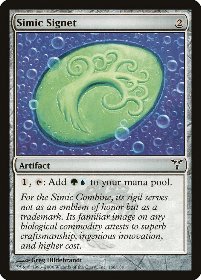 Simic Signet [Dissension] | Good Games Morley