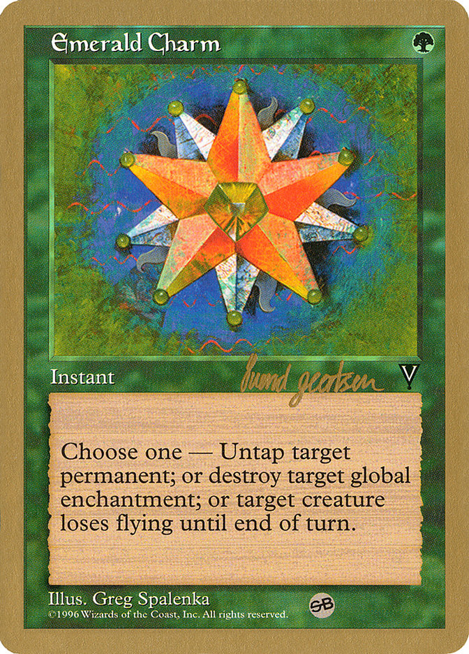 Emerald Charm (Svend Geertsen) (SB) [World Championship Decks 1997] | Good Games Morley