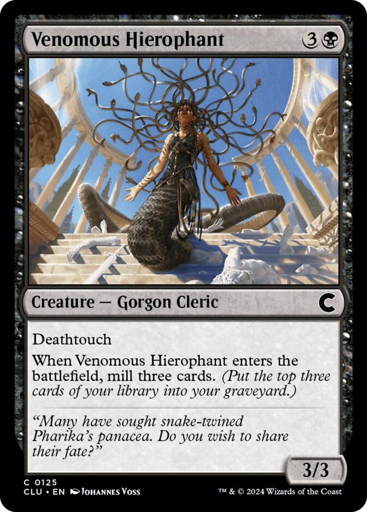 Venomous Hierophant [Ravnica: Clue Edition] | Good Games Morley