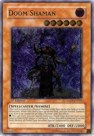 Doom Shaman [TAEV-EN025] Ultimate Rare | Good Games Morley