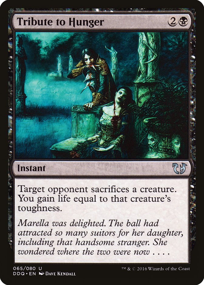 Tribute to Hunger [Duel Decks: Blessed vs. Cursed] | Good Games Morley