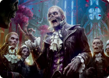 Undead Butler Art Card [Innistrad: Crimson Vow Art Series] | Good Games Morley