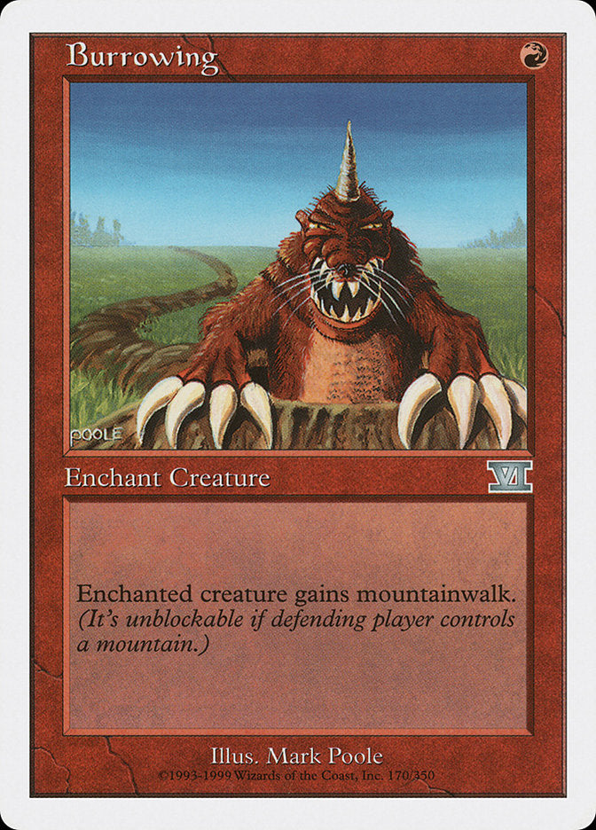 Burrowing [Classic Sixth Edition] | Good Games Morley