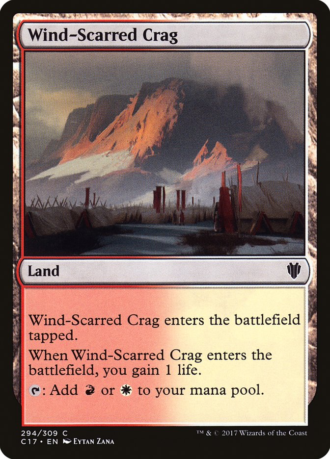 Wind-Scarred Crag [Commander 2017] | Good Games Morley