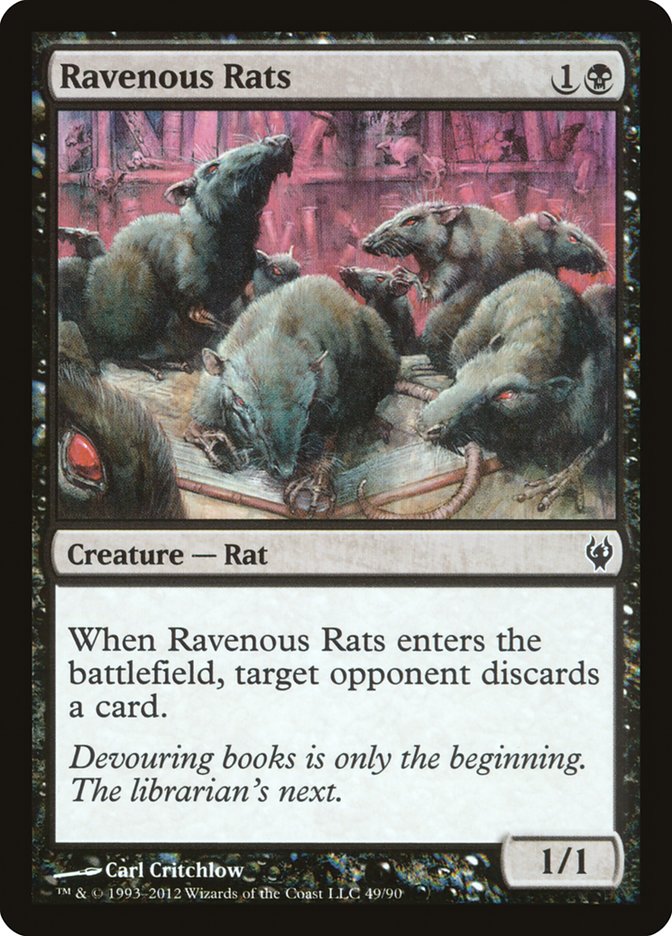 Ravenous Rats [Duel Decks: Izzet vs. Golgari] | Good Games Morley
