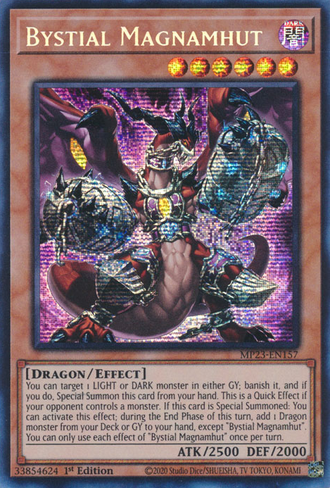 Bystial Magnamhut [MP23-EN157] Prismatic Secret Rare | Good Games Morley