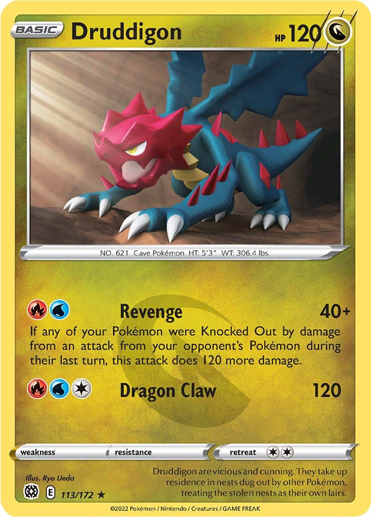 Druddigon (113/172) [Sword & Shield: Brilliant Stars] | Good Games Morley