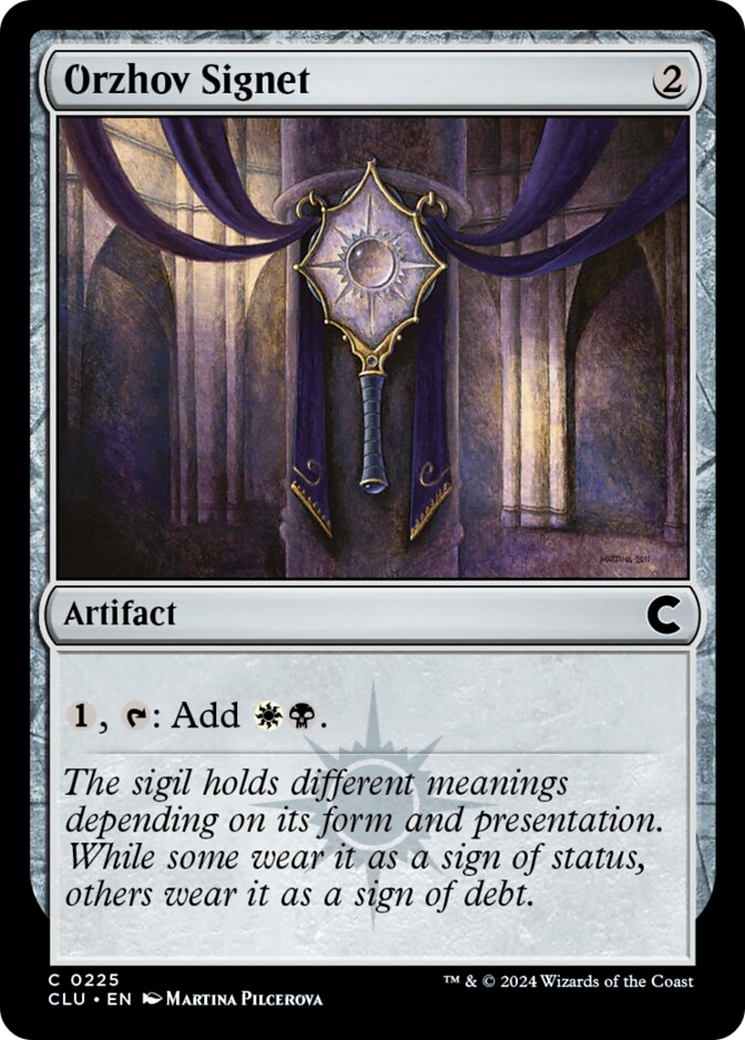 Orzhov Signet [Ravnica: Clue Edition] | Good Games Morley