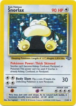 Snorlax (11/64) [Jungle Unlimited] | Good Games Morley