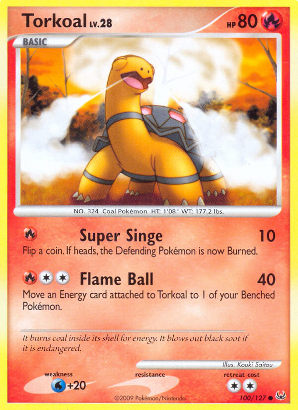 Torkoal (100/127) [Platinum: Base Set] | Good Games Morley