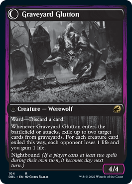 Graveyard Trespasser // Graveyard Glutton [Innistrad: Double Feature] | Good Games Morley