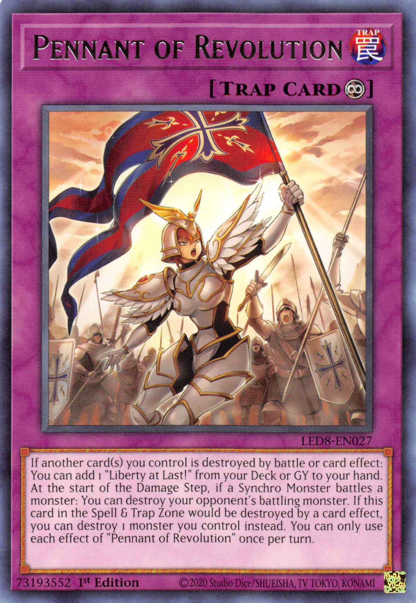 Pennant of Revolution [LED8-EN027] Rare | Good Games Morley